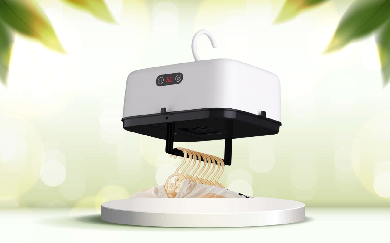 Scopri come asciugare i vestiti rapidamente anche in poco spazio con l’asciugatrice portatile